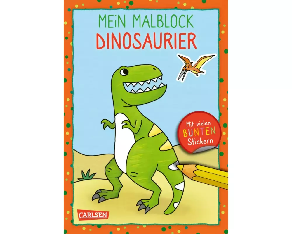 Mein Malblock: Dinosaurier