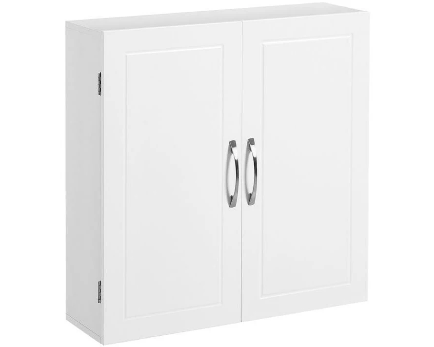 VASAGLE Badezimmerregal 60 x 60 cm, Weiss