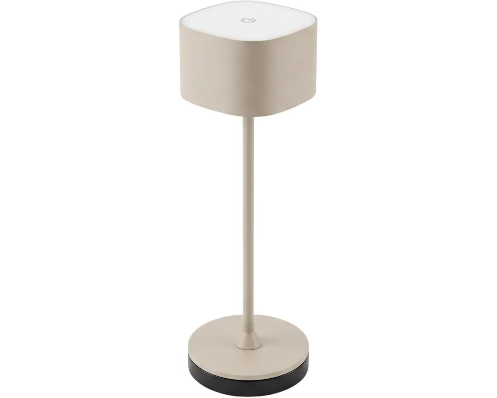 COCON Tischleuchte mit Ladestation, Romantico, Beige