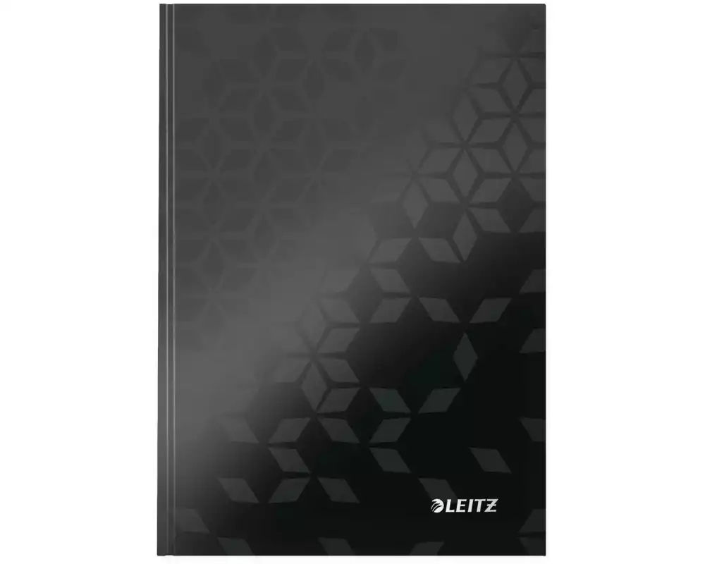 Leitz Notizbuch WOW A5, Liniert, Schwarz