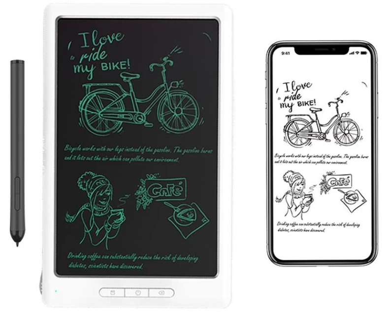 myFirst Sketch Book Digitales Zeichentablett 10 Zoll Weiss