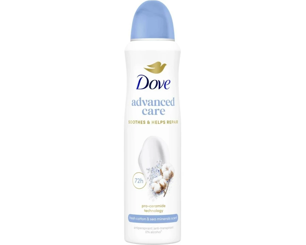 Dove Deo Spray Fresh Cotton & Sea Minerals Aerosol 150 ml