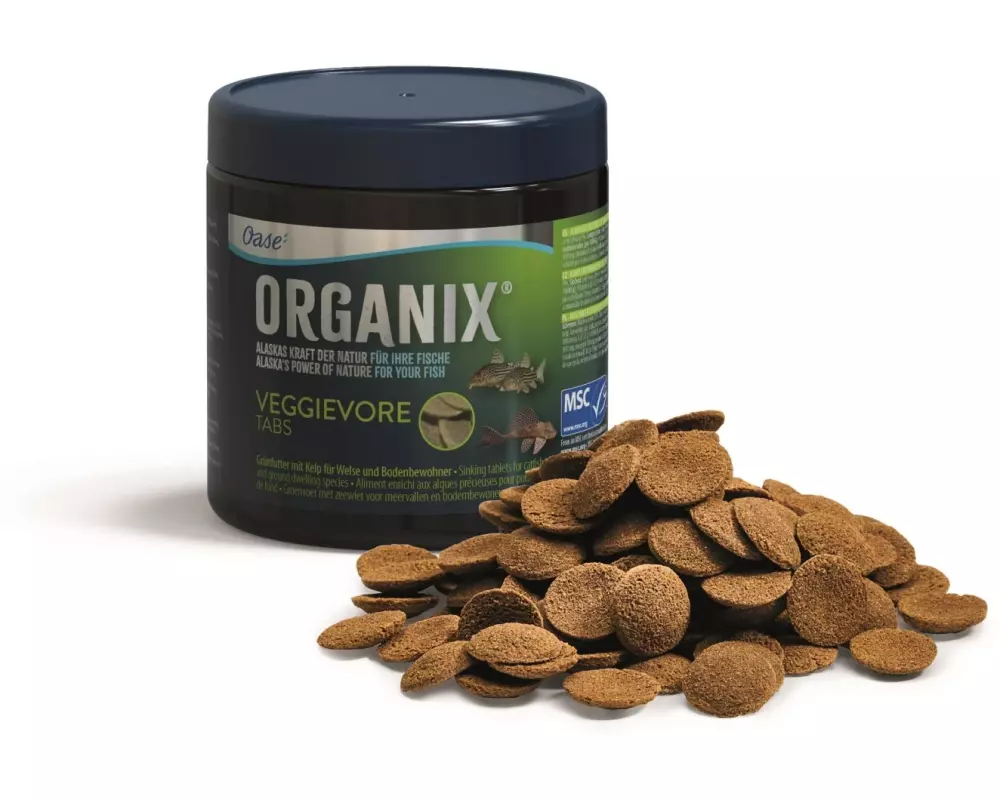OASE Welsfutter Organix Veggie Tabs, 100 g
