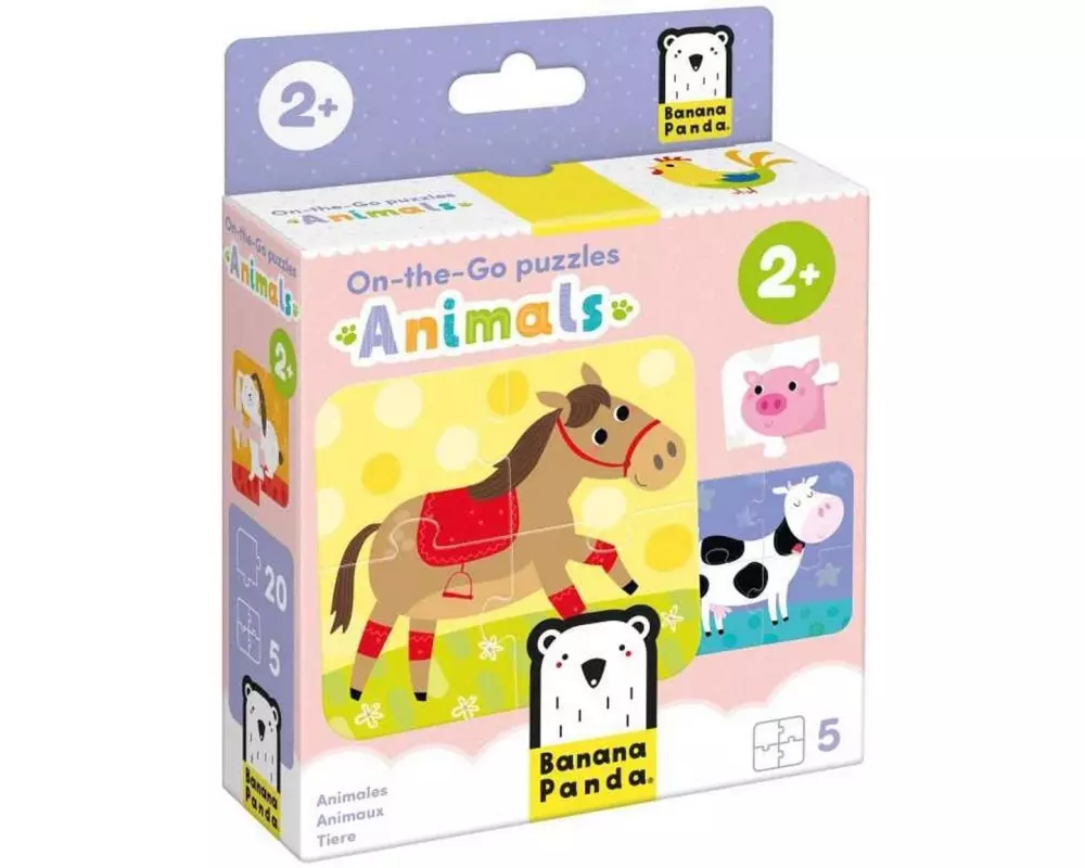 Banana Panda Puzzle On-the-Go Tiere