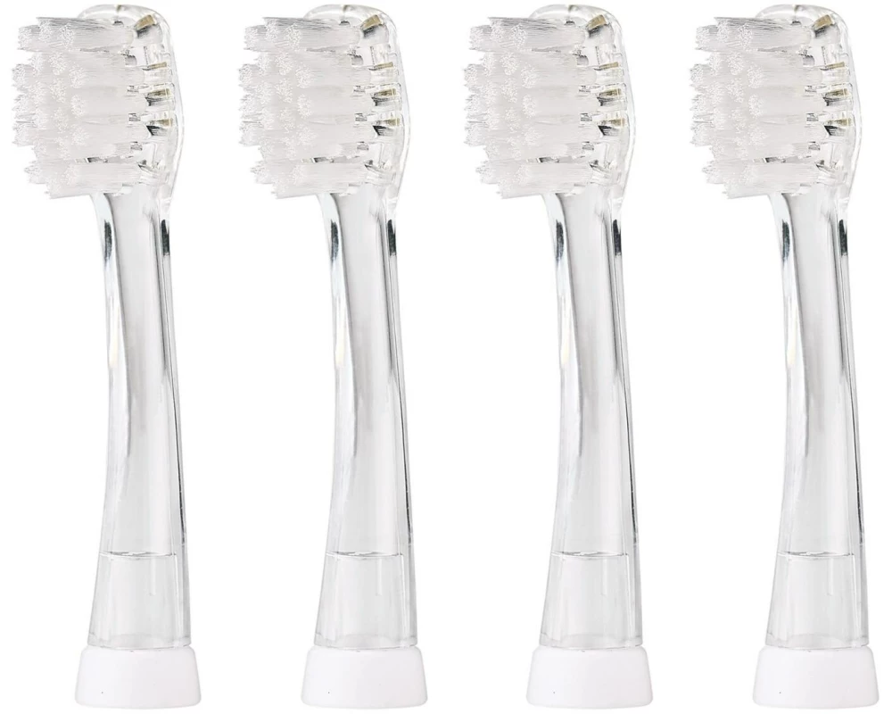 brush-baby Bürstenkopf KidzSonic 4er Pack Transparent