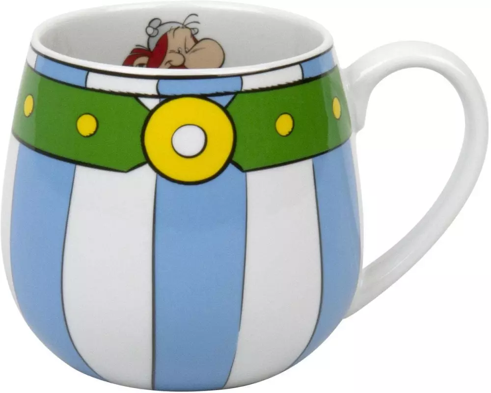 Könitz Kaffeetasse Obelix The Mens Belt 420 ml, 1 Stück, Mehrfarbig