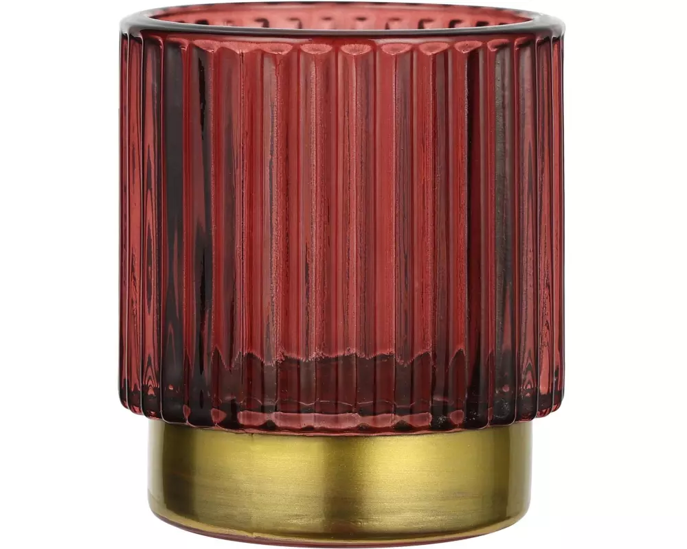 EGLO Windlicht Bezamby Gold/Rot