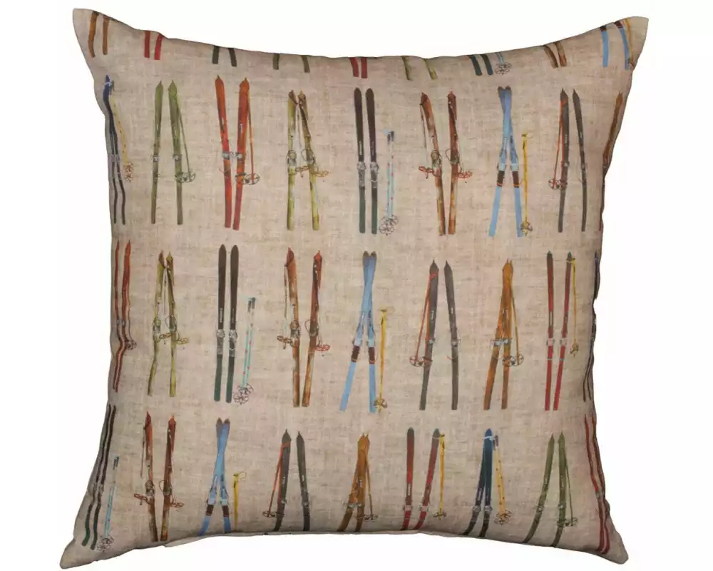 Hubatka Kissenbezug Skier 43 x 43 cm, Mehrfarbig
