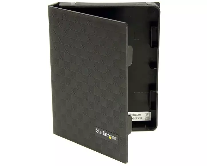 StarTech.com HDDCASE25BK storage drive case Schutzhülle Kunststoff Schwarz