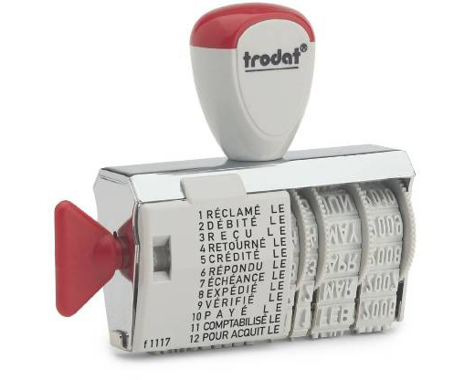 TRODAT Wortdrehstempel Typ 1191117F 1117 FR