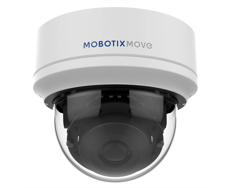 MOBOTIX MOVE Vandal-Dome Kamera 2 MP, 34-96°, IR-LED bis 40m