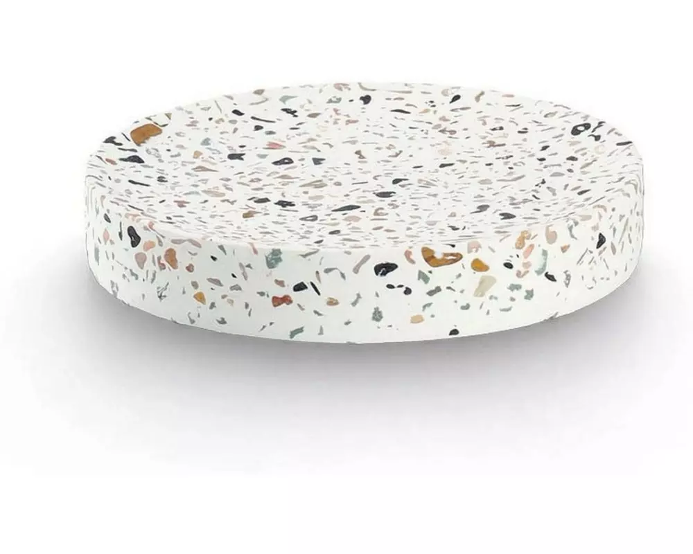 Zeller Present Seifenschale Terrazzo Mehrfarbig