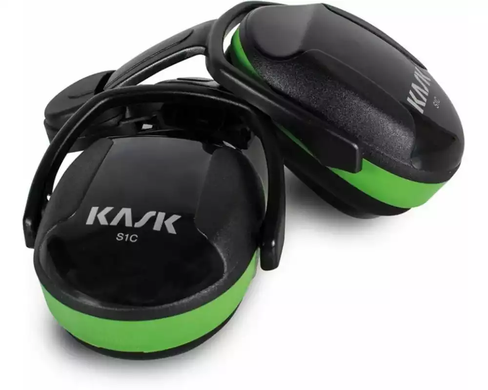 Kask Gehörschutz SC1 für Helmbefestigung Grün Schwarz