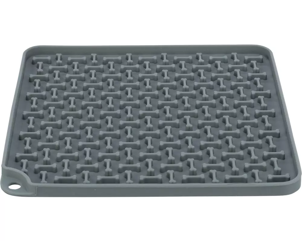 Trixie Lick'n'Snack Matte, 20 × 20 cm, Dunkelgrau