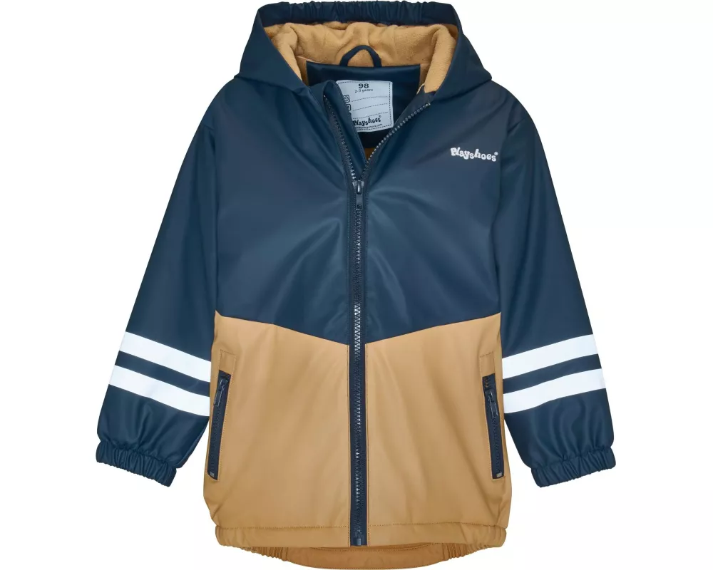 Playshoes Regenjacke Fleece Marine Gr. 116