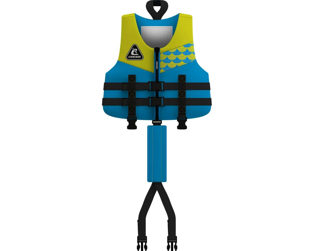 CRESSI Schwimmweste Froggy, azurblau/gelb, 2-3 Jahre