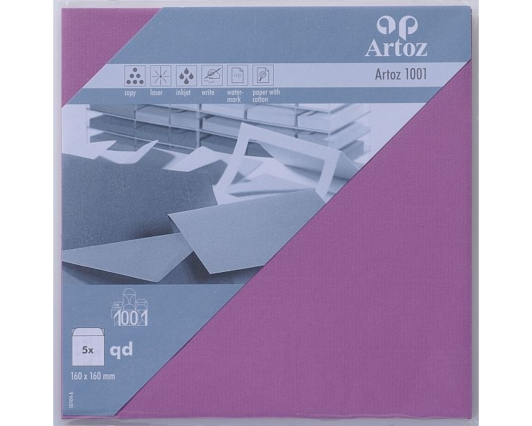 ARTOZ Couverts 1001 160x160mm 107454184 100g, holunder 5 Stück