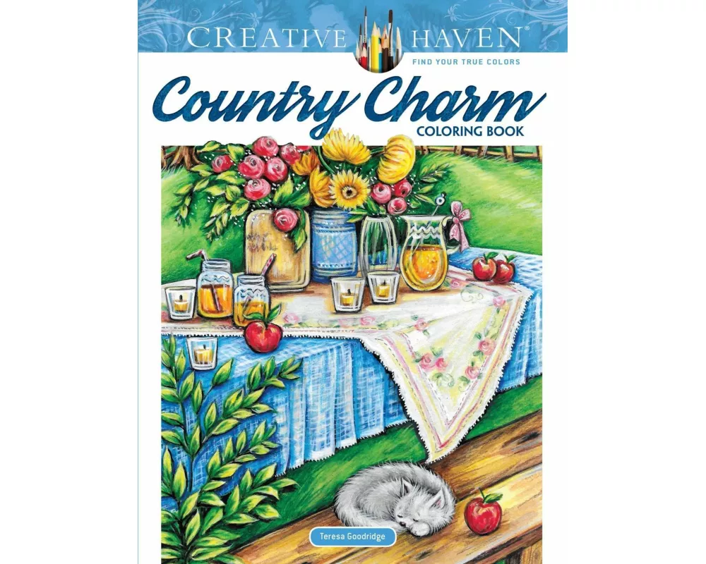 Creative Haven Country Charm Coloring Book