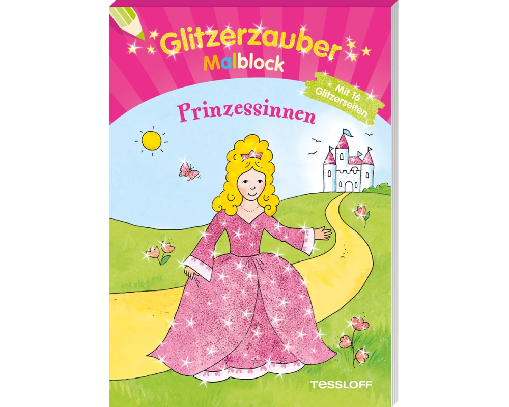 Glitzerzauber Malblock Prinzessinnen