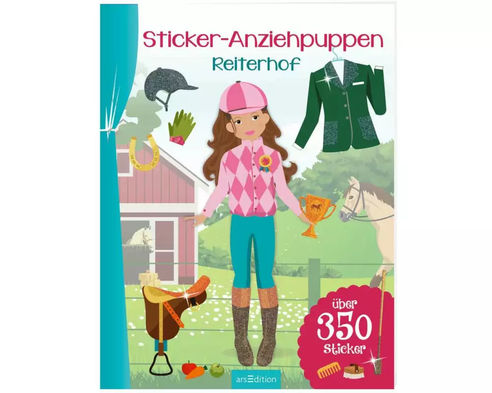 Sticker-Anziehpuppen – Reiterhof