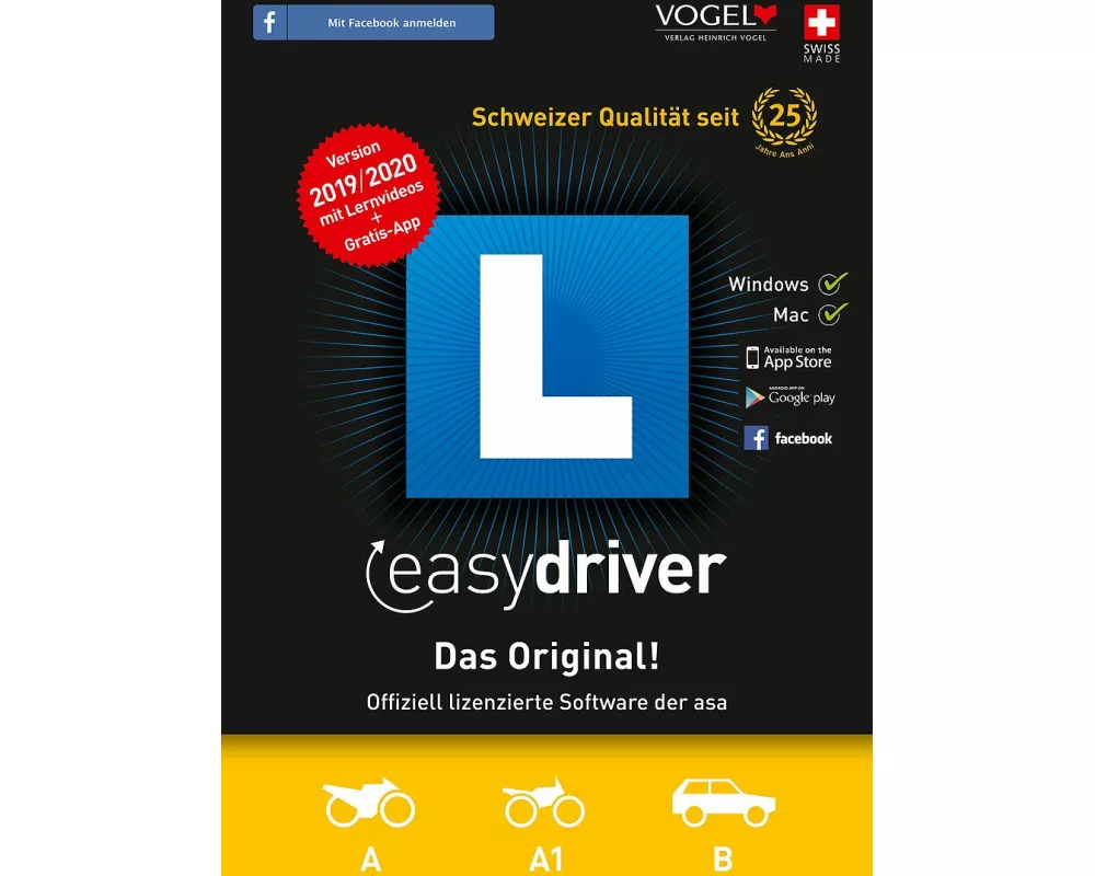 easydriver. A,A1,B 2019/2020