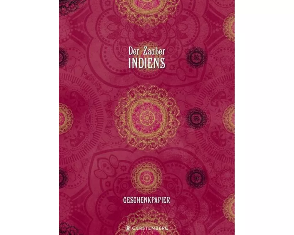 Der Zauber Indiens Geschenkpapier-Heft - Motiv Pinke Pracht