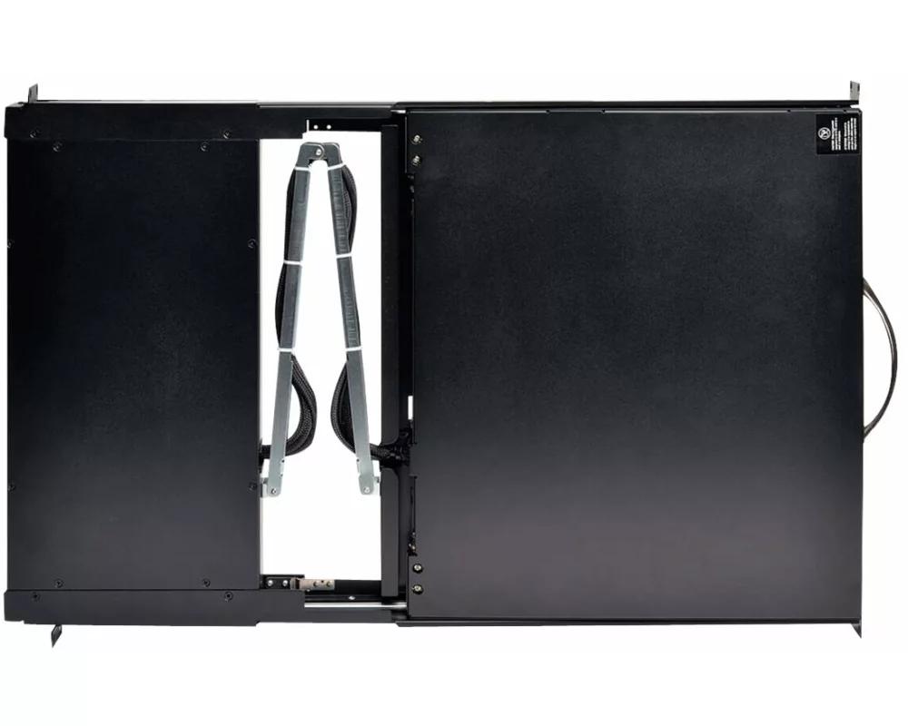 EATON TRIPPLITE 1U Rack-Mount Console with 19inch LCD 1920x1080 1080p DVI or VGA Video TAA