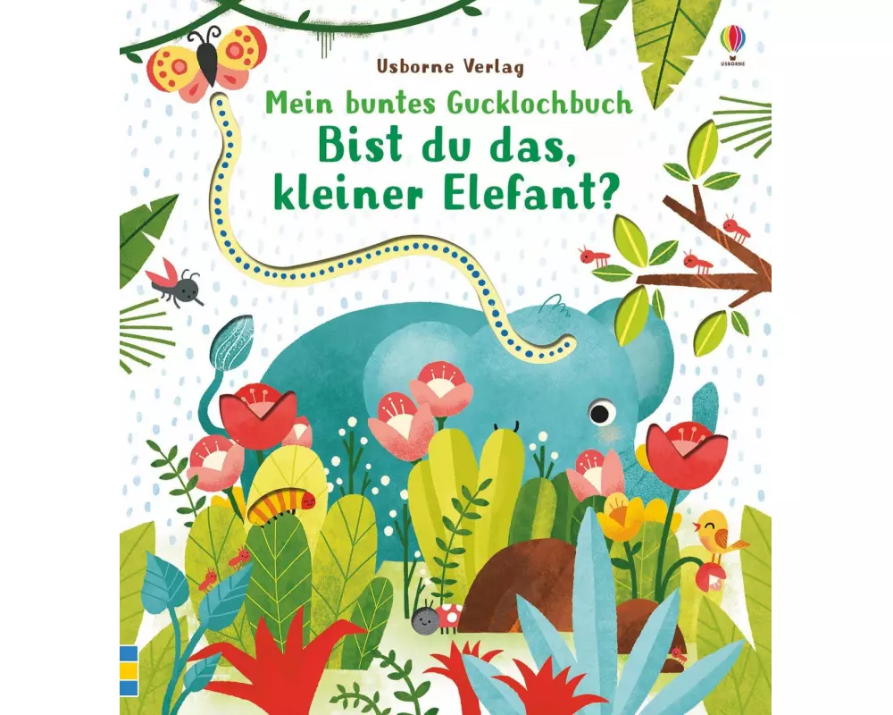 Mein buntes Gucklochbuch: Bist du das, kleiner Elefant?