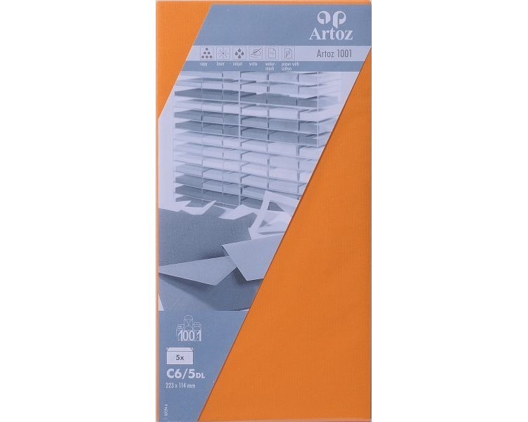 ARTOZ Couverts 1001 C6/5 107294185 100g, orange 5 Stück