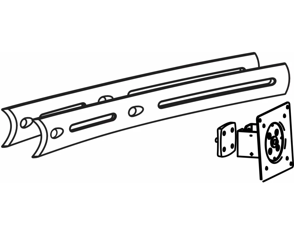ERGOTRON crossbar extender kit, Long, DS100