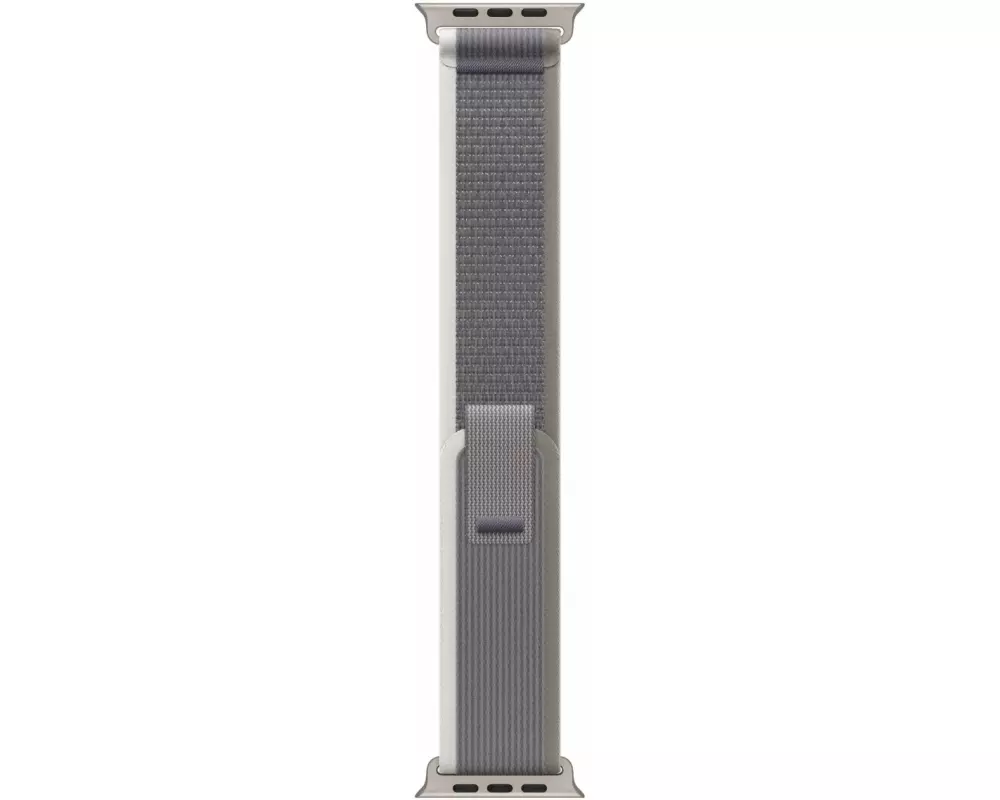 Apple 49mm Green/Gray Trail Loop - M/L