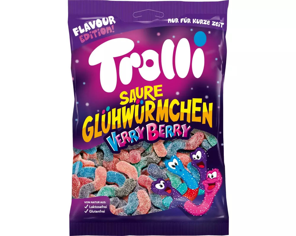 Trolli Gummibonbons Glühwürmchen Verry Berry 200 g