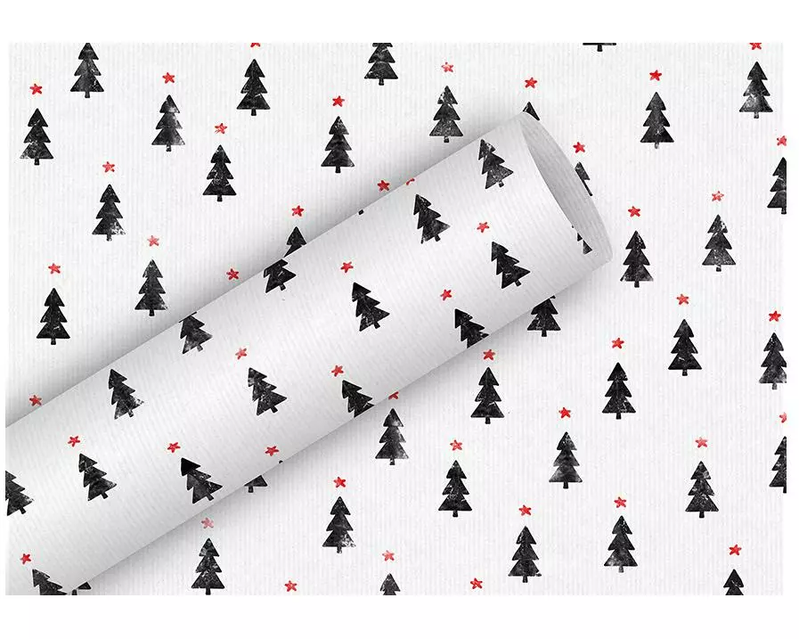 Braun + Company Weihnachtspapier Tiny Trees, Tannenbaum