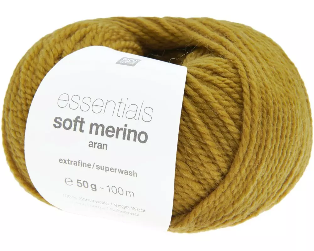Rico Design Wolle Soft Merino aran 50 g, Safran