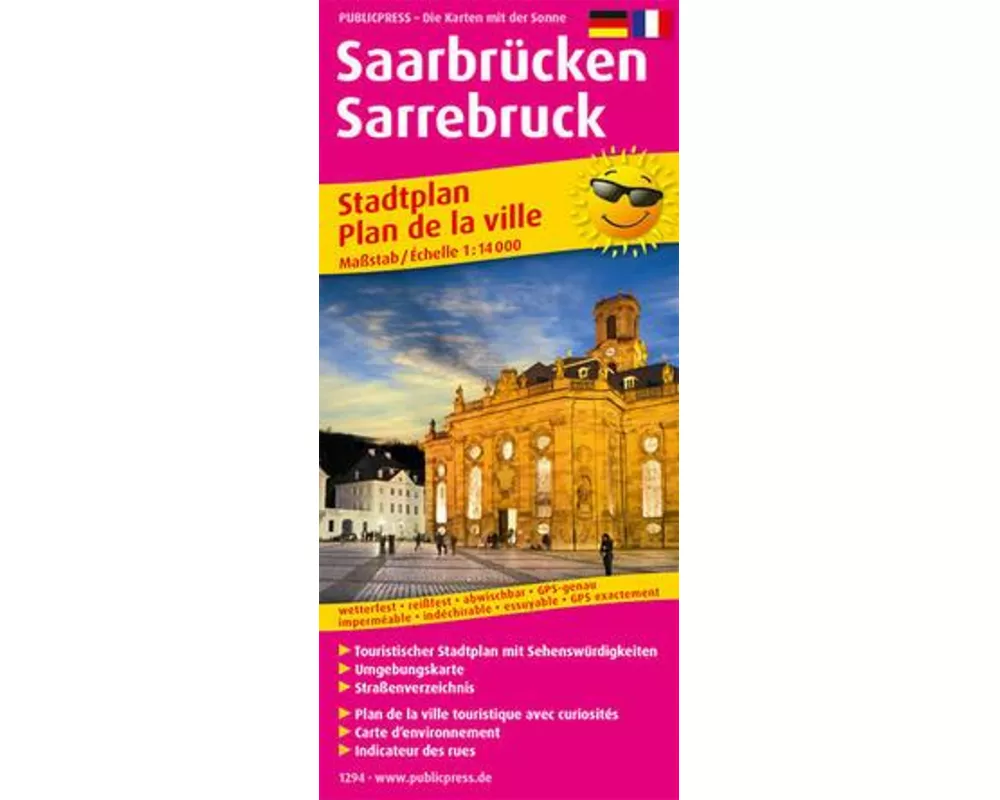 Saarbrücken / Sarrebruck, 1:14.000