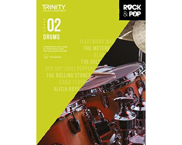 Trinity College London Rock & Pop 2018 Drums Grade 2