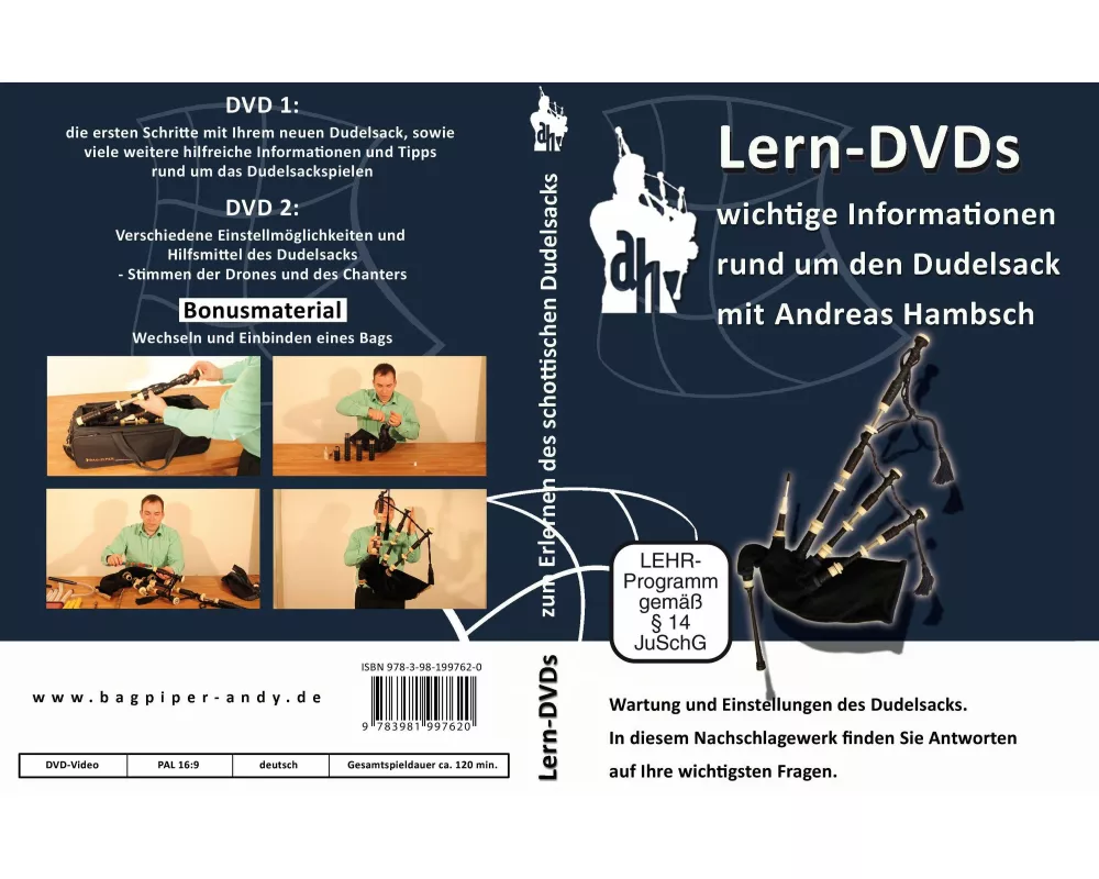 Dudelsack - Wartung und Einstellung des Dudelsacks