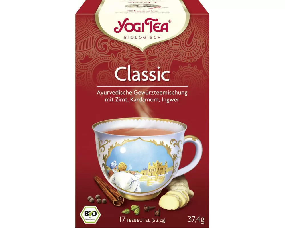 Yogi Tea Teebeutel Bio Gewürztee Classic Cinnamon Pack 17 x 2.2 g