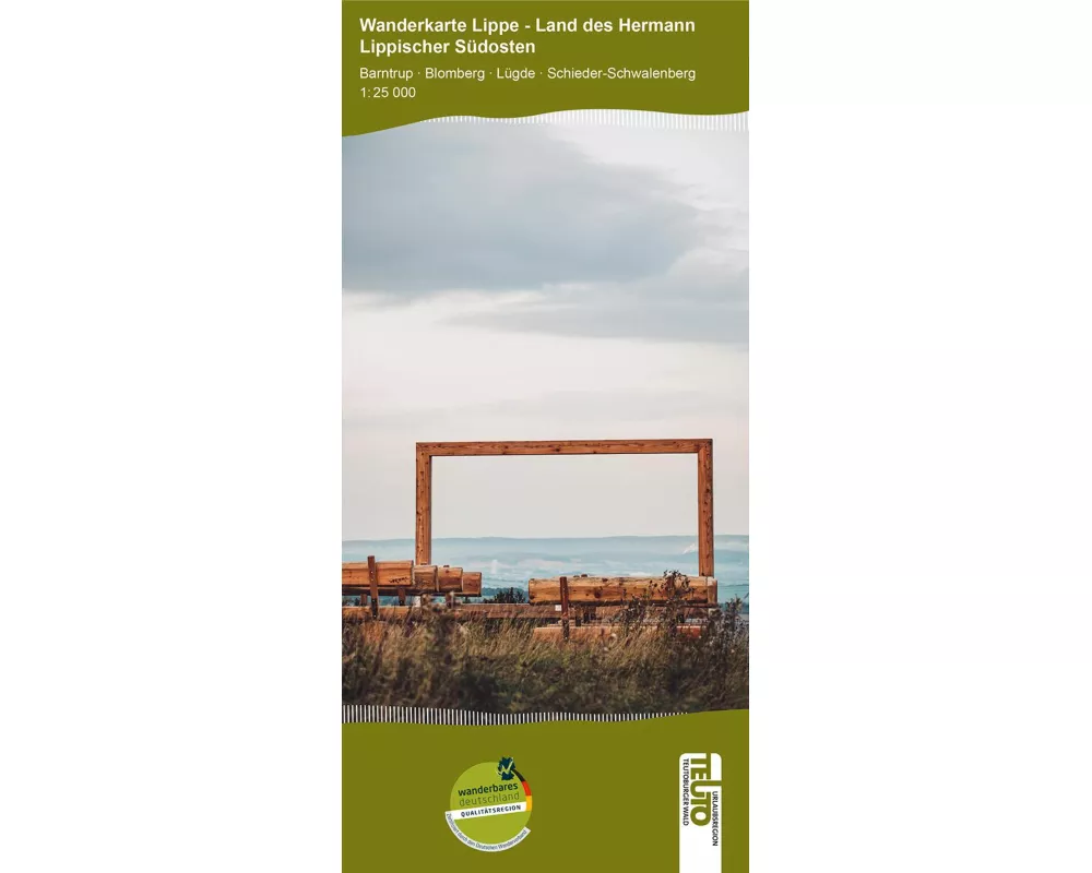 Wanderkarte Lippe: Land des Hermann Lippischer Südosten