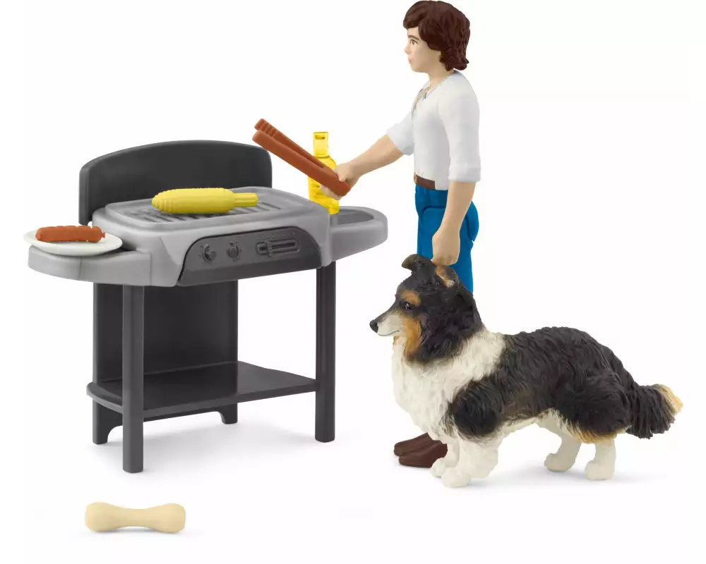 Schleich Spielzeugfigur Horse Club Barbecue mit Tom
