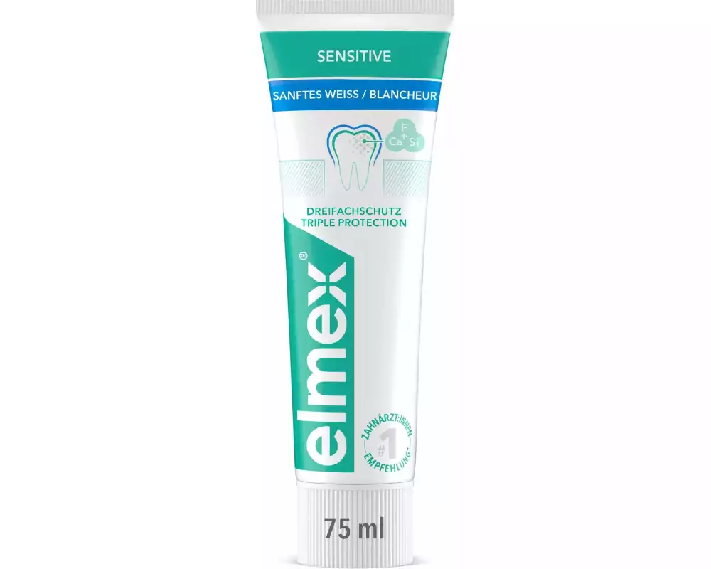 elmex Zahnpasta Sensitive Sanftes Weiss 75 ml