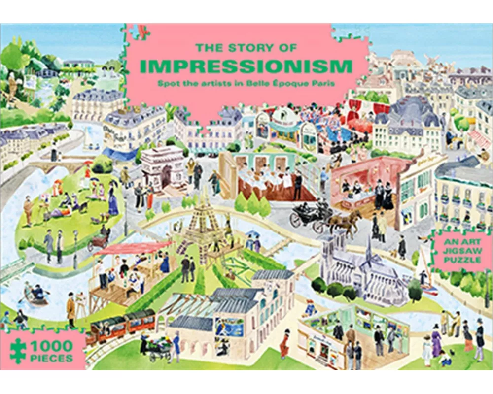 The Story of Impressionism (1000-Piece Art History Jigsaw Puzzle)
