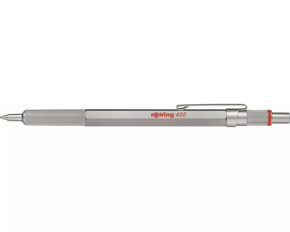 Rotring Kugelschreiber 600 Medium (M), Silber