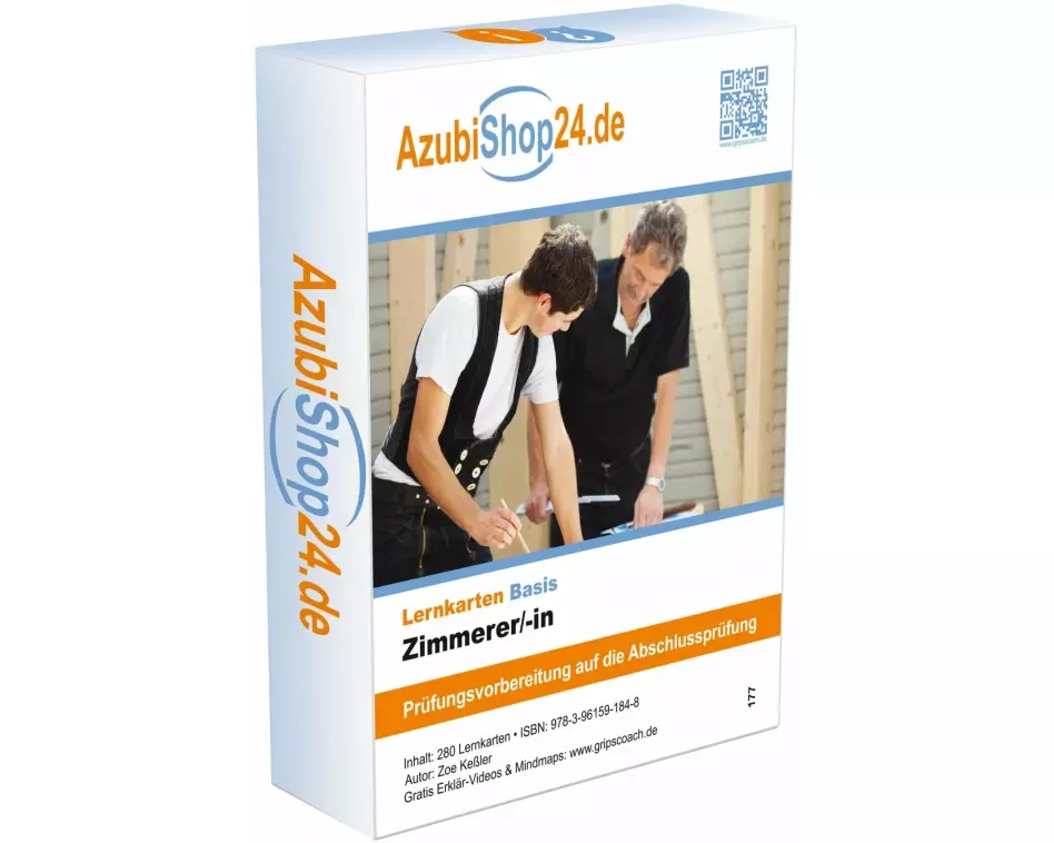 AzubiShop24.de Basis-Lernkarten Zimmerer/-in