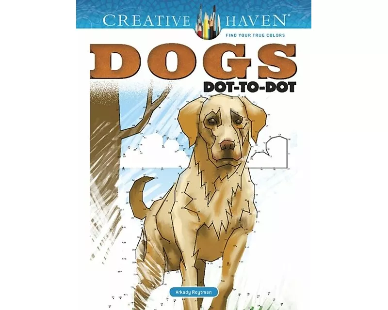 Creative Haven Dogs Dot-to-Dot