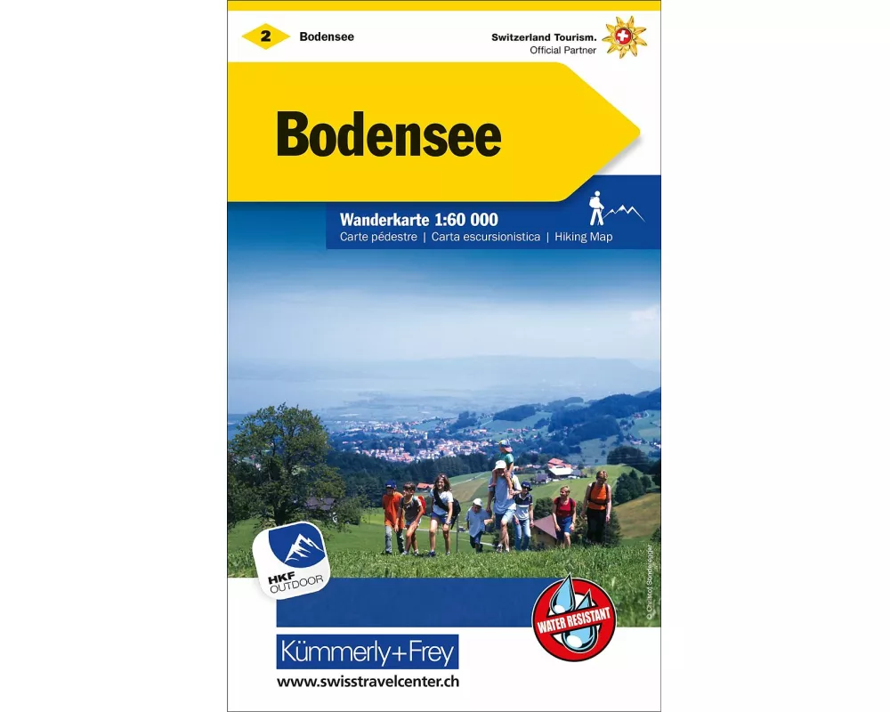 Kümmerly+Frey Wanderkarte 2 Bodensee 1:60.000