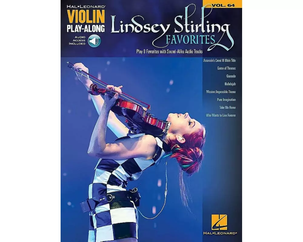 Lindsey Stirling Favorites Violin Play-Along Volume 64 Book/Online Audio