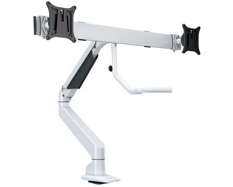 Multibrackets Tischhalterung Gas Lift Arm + Duo Crossbar 2 Silber