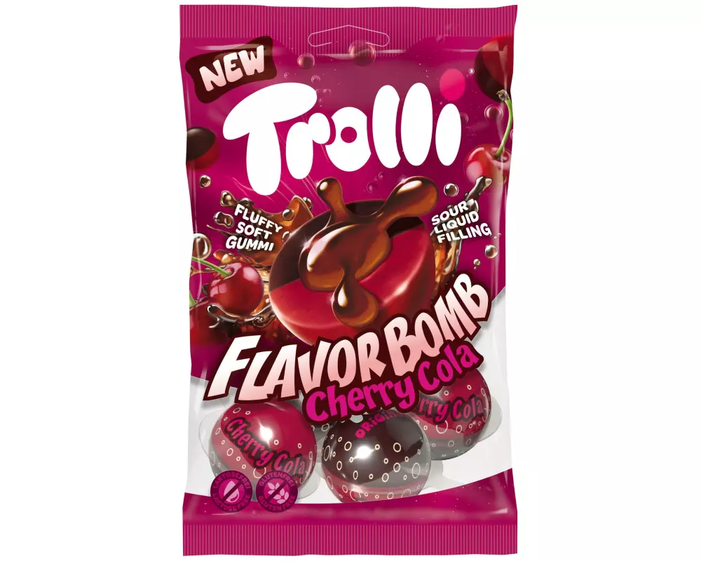 Trolli Gummibonbons Flavorbomb Cherry Cola 75 g