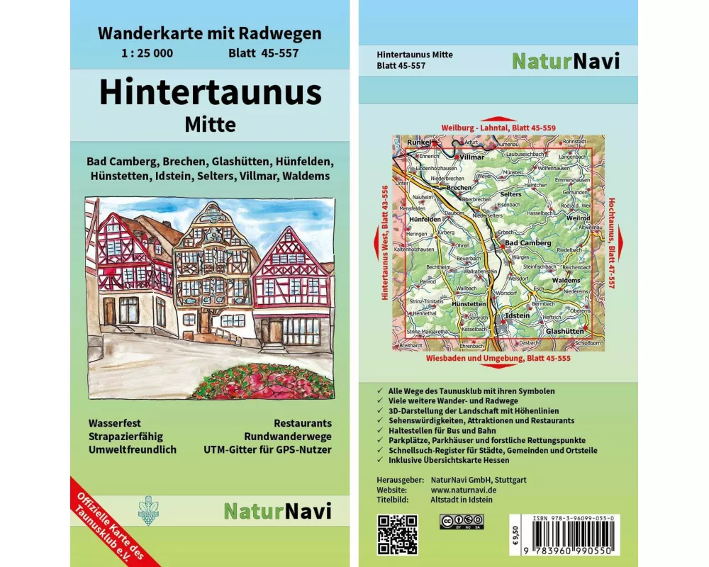 Hintertaunus Mitte 1 : 25 000, Blatt 45-557